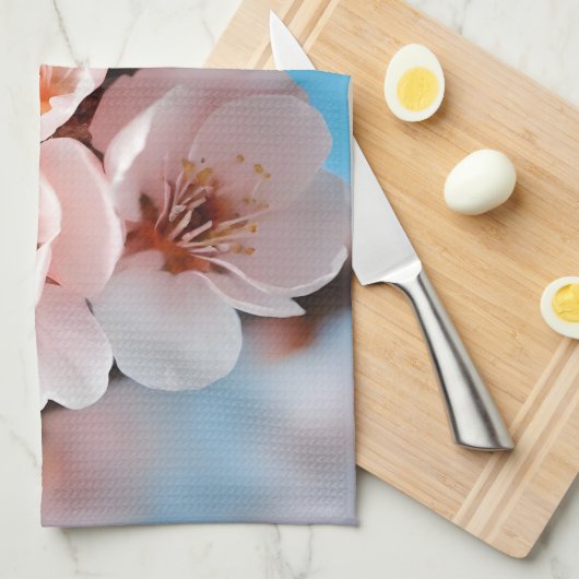 Pink Blossom Magic キッチンタオル (四つ折り)
