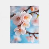 Pink Blossom Magic  フリースブランケット (正面)
