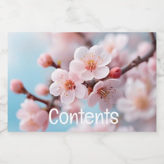 Pink Blossom Magic  フードラベル (シングルラベル)