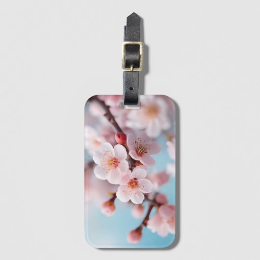 Pink Blossom Magic ラゲッジタグ (正面縦)