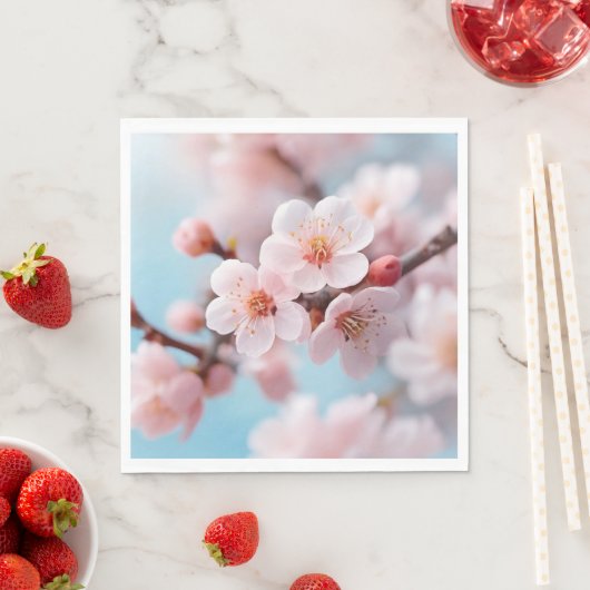 Pink Blossom Magic Paper Napkin スタンダードランチョンナプキン (インサイチュ)