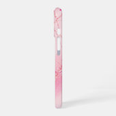 Pink Blossom Mist Phone Case iPhone 16ケース (左側面)