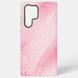 Pink Blossom Mist Phone Case Samsung Galaxy S22 Ultraケース