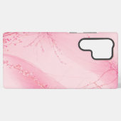 Pink Blossom Mist Phone Case Samsung Galaxyケース (裏面横)