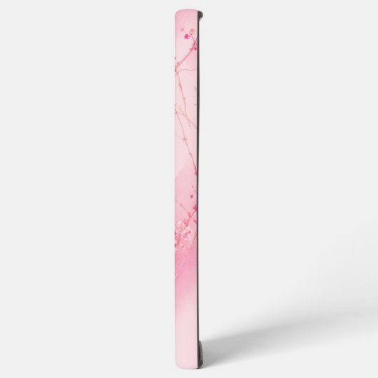 Pink Blossom Mist Phone Case Samsung Galaxyケース (左側面)