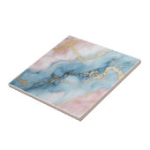 Pink, Blue, and Gold Swirls タイル (側面)