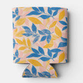 Pink, Blue, and Yellow Lithograph Floral Wedding 缶クーラー (裏面)