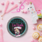 Pink|Blue Cellphoneフォトソーシャルメディア誕生日 ペーパープレート (パーティー)