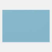 Pink & Blue Christmas Deer Wrapping Paper  ラッピングペーパーシート (正面2)