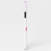 Pink & Blue FishまたはYour Photo, DIY Black Name iPhoneケース (右側)