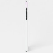 Pink & Blue FishまたはYour Photo, DIY Black Name iPhoneケース (左側)