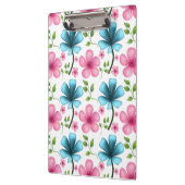 Pink & Blue Floral Seamless Pattern クリップボード (左)