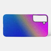 Pink Blue Gradient Rainbow Samsung Galaxyケース (裏面横)