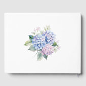 Pink Blue Hydrangeas 85th Birthday  ゲストブック (裏面)
