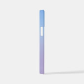 Pink, Blue Pastel Gradient Ombre Effect Phone Case iPhoneケース (右側面)