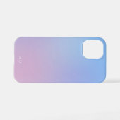 Pink, Blue Pastel Gradient Ombre Effect Phone Case iPhoneケース (裏面横)