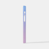 Pink, Blue Pastel Gradient Ombre Effect Phone Case iPhoneケース (左側面)