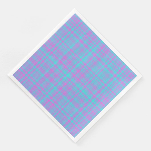Pink Blue Purple Plaid Pattern (コーナー)