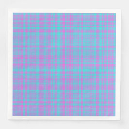 Pink Blue Purple Plaid Pattern