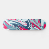 Pink  blue Skateboard スケートボード (横)