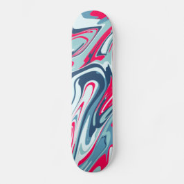 Pink  blue Skateboard スケートボード