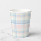 Pink Blue Teddy Bear Baby Shower Paper Cups 紙コップ (裏面)