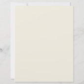 Pink Blue Yellow Dried Flowers Stationery Paper (裏面)