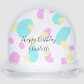 Pink blue yellowhappy birthday kids shapes abstrac (裏面)