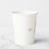 Pink Blush Bow Princess Ribbon Birthday Paper Cup 紙コップ (右)