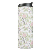 Pink Blush Rose Floral タンブラー (回転左)