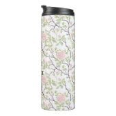 Pink Blush Rose Floral タンブラー (回転右)