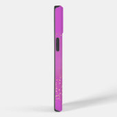 Pink Boho minimalist Ephemera Case-Mate iPhoneケース (裏面 / 右)