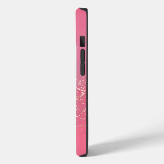 Pink Boho minimalist Ephemera Case-Mate iPhoneケース (裏面 / 左)