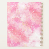 Pink Boho minimalist Ephemera ornament プランナー手帳 (裏面)