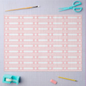 Pink Bone Inlay Dots Border Decoupage Paper 薄葉紙 (クラフト)