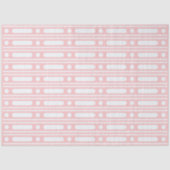 Pink Bone Inlay Dots Border Decoupage Paper 薄葉紙 (正面)