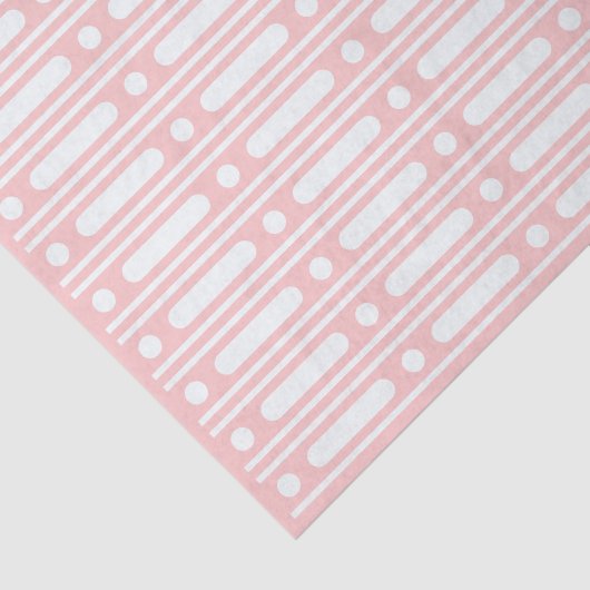 Pink Bone Inlay Dots Border Decoupage Paper 薄葉紙 (詳細)