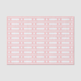 Pink Bone Inlay Dots Border Decoupage Paper 薄葉紙
