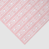 Pink Bone Inlay Floral Border Decoupage Paper 薄葉紙 (詳細)