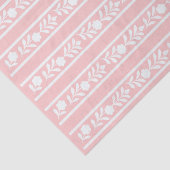 Pink Bone Inlay Floral Border Decoupage Paper 薄葉紙 (詳細)