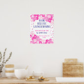 Pink Book Release Launchの署名パーティー ポスター (キッチン)