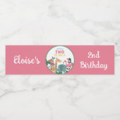 Pink Born Two Be Wild  ペットボトルラベル (シングルラベル)