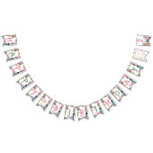 Pink Born Two Be Wild Birthday バンティングフラッグ (全)