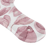 Pink Botanical Floral Flower Pattern カッティングボード (角)