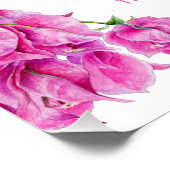 Pink bougainvillea wedding order of events ポスター (コーナー)