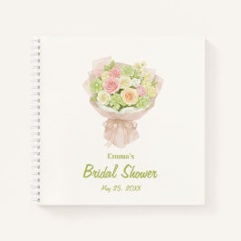 pink bouquet Bridal Shower ノートブック