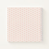 pink bouquet Bridal Shower ノートブック (裏面)