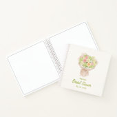 pink bouquet Bridal Shower ノートブック (内部)