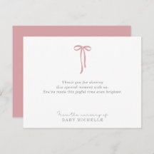 PINK Bow、の子供部屋、文字カード