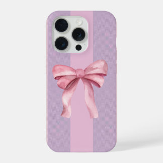 Pink Bow Aesthetic Phone Case iPhone 15 Proケース